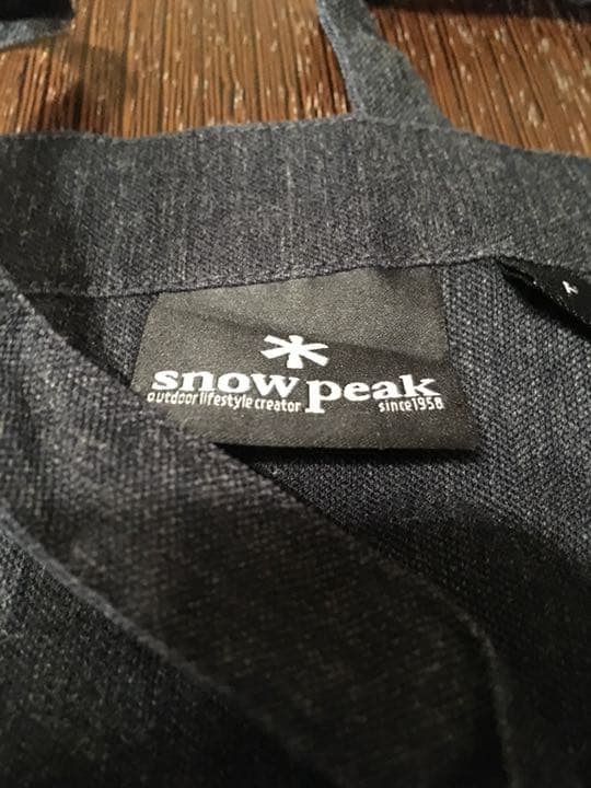 新品 PEAK スノーピーク NOASOBI エプロン ネイビー