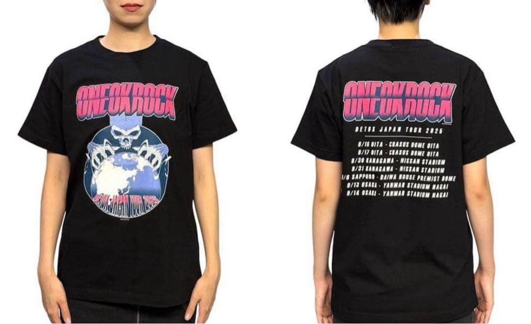 【新品】ONE OK ROCK DETOX 2025 ツアー Tシャツ L