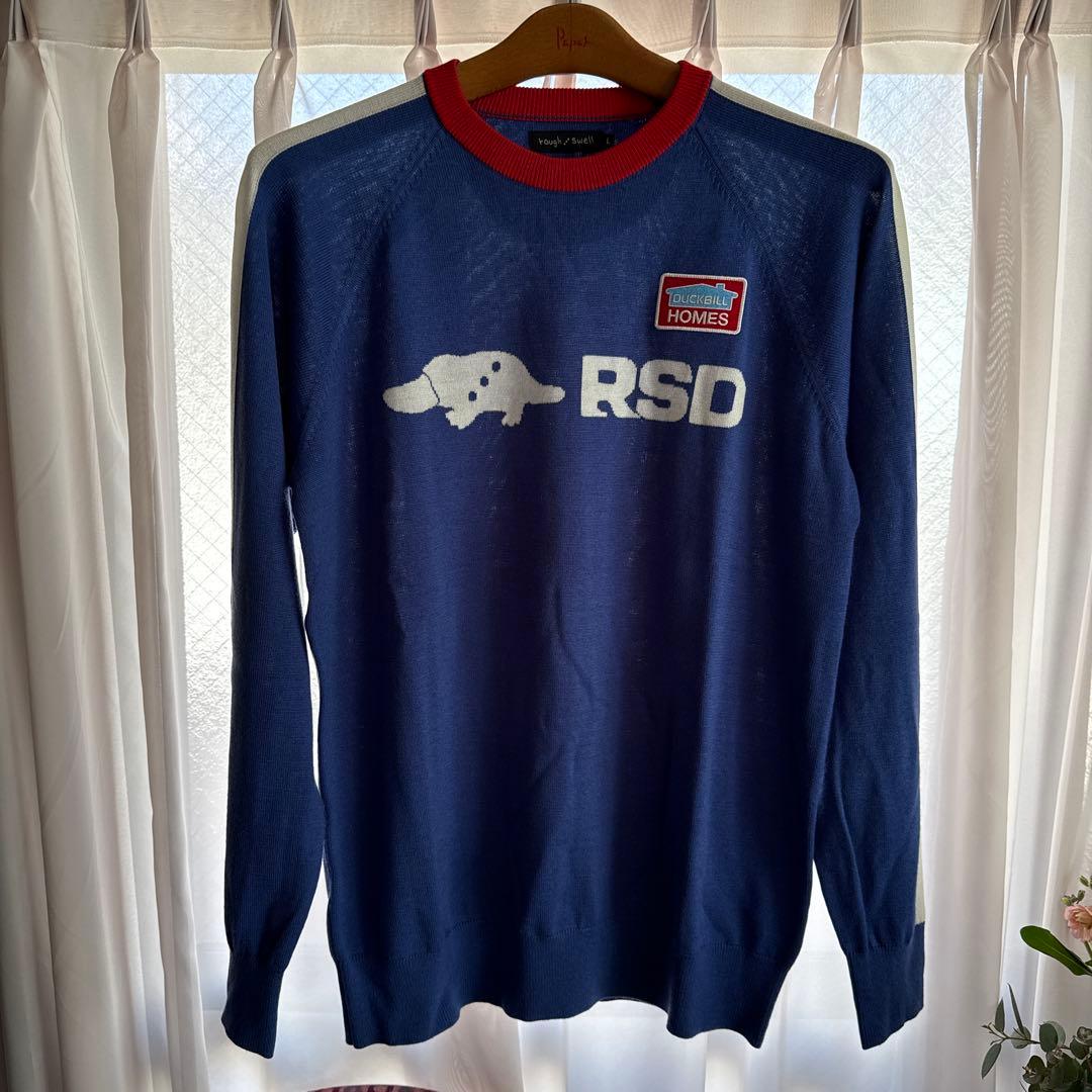 ROUGH AND SWELL RSDロゴ ニットセーター