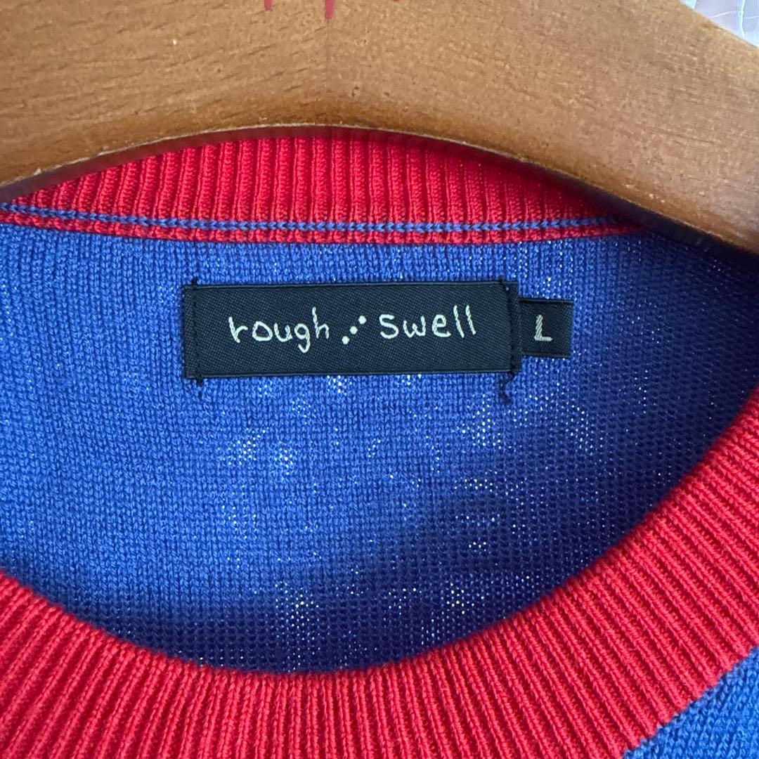 ROUGH AND SWELL RSDロゴ ニットセーター