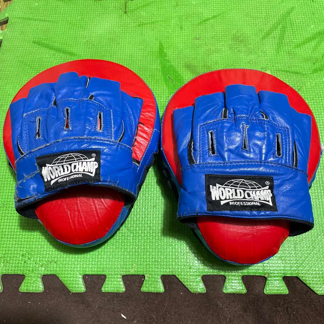 最終価格WORLD CHAMP パンチングミット イサミパンチングミット