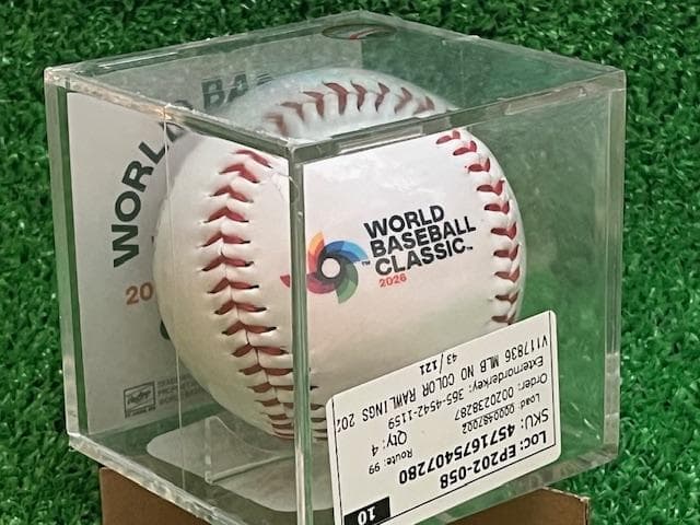 【121個限定】WBC2026大会開催MLBローリングスレプリカボール限定品