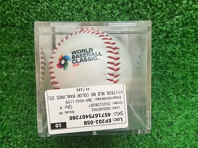 【121個限定】WBC2026大会開催MLBローリングスレプリカボール限定品