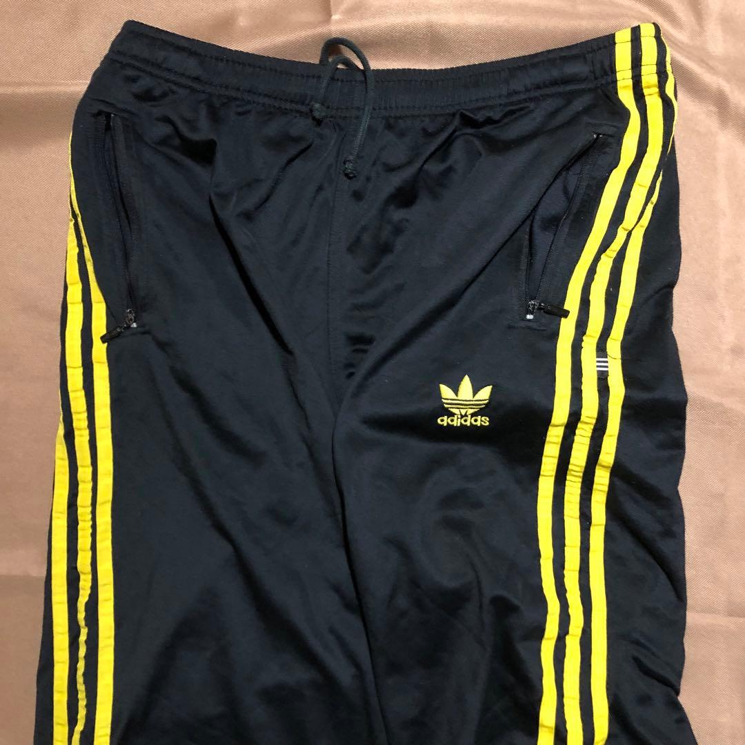 adidas トラックパンツ　ジャージー　万国旗タグ　サイズXL