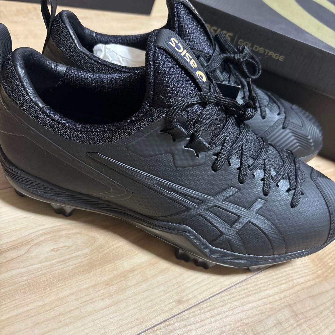 新品　アシックス　野球　スパイク　ゴールドステージ　プロ　ブラック　27.5