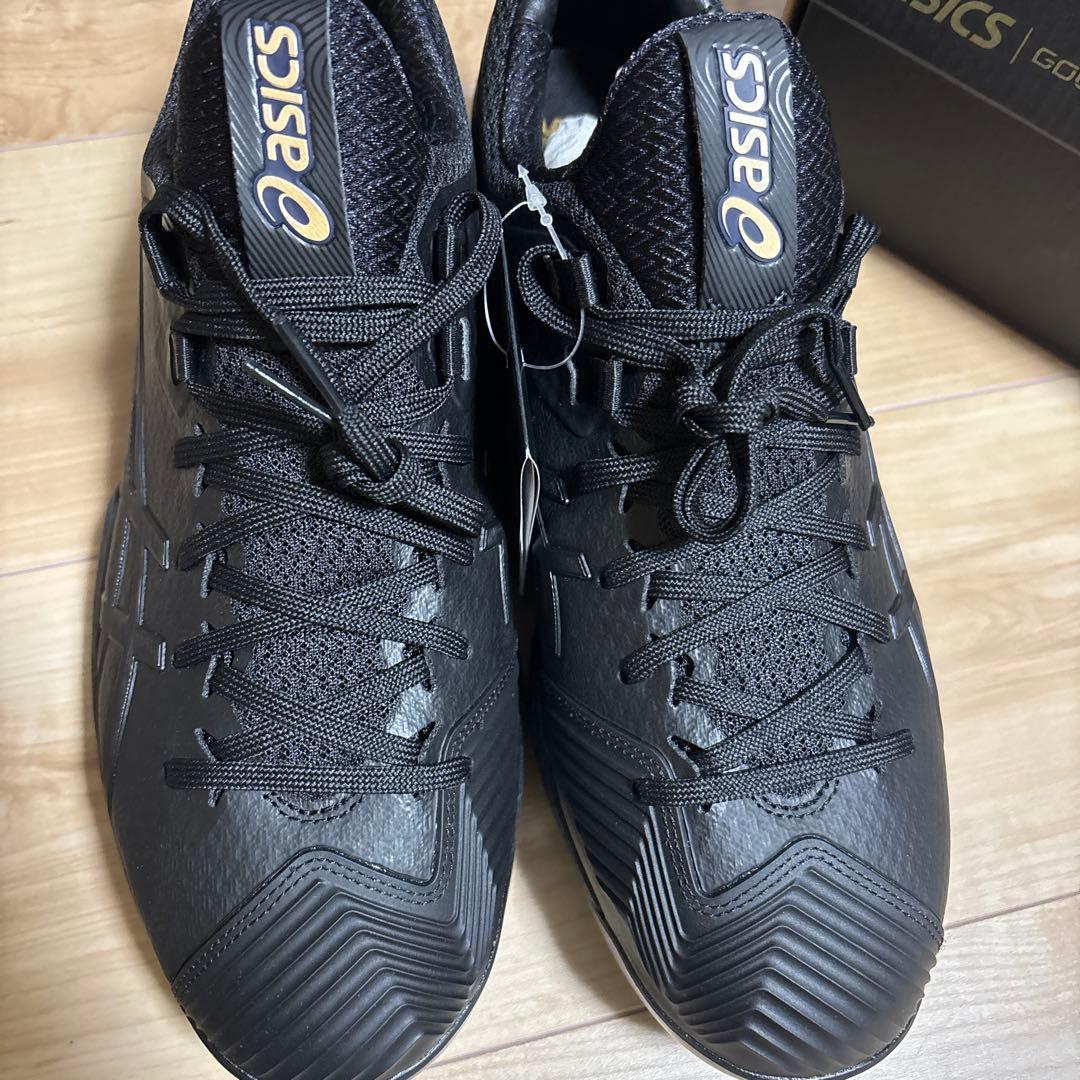 新品　アシックス　野球　スパイク　ゴールドステージ　プロ　ブラック　27.5