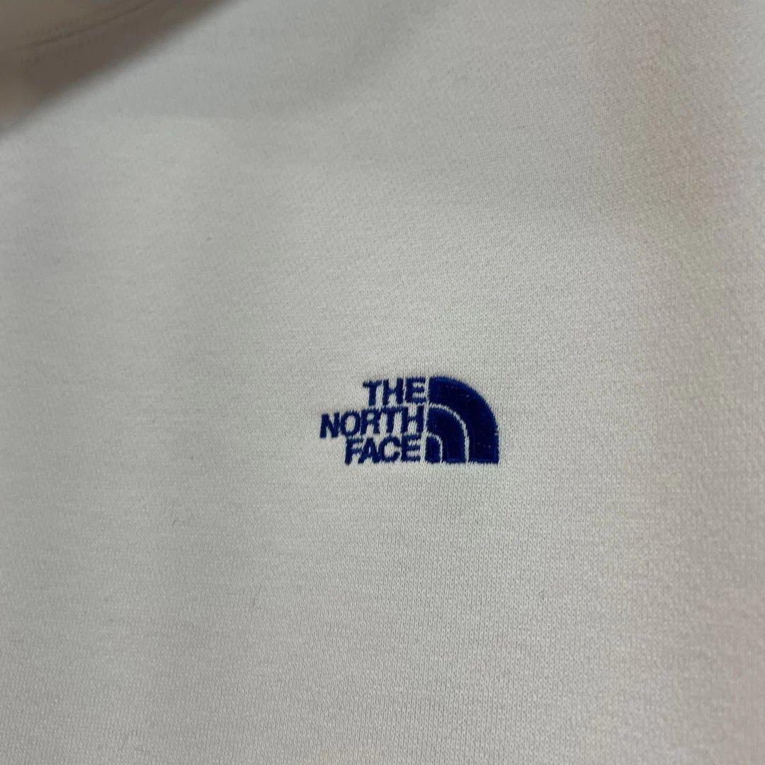 タグ付き新品THE NORTH FACE ホワイト パーカー裏起毛　XL