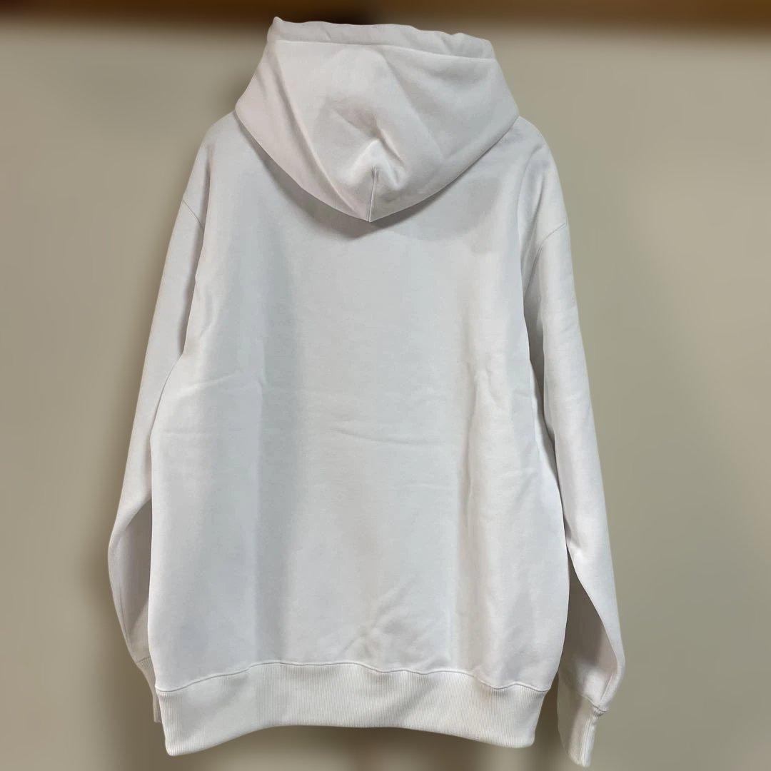 タグ付き新品THE NORTH FACE ホワイト パーカー裏起毛　XL