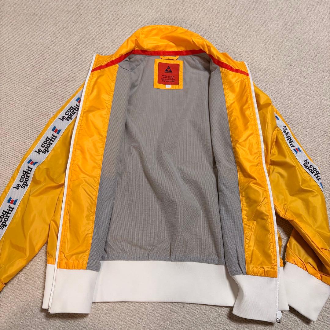 le coq sportif ルコック ゴルフウェア イエロー ジップジャケット