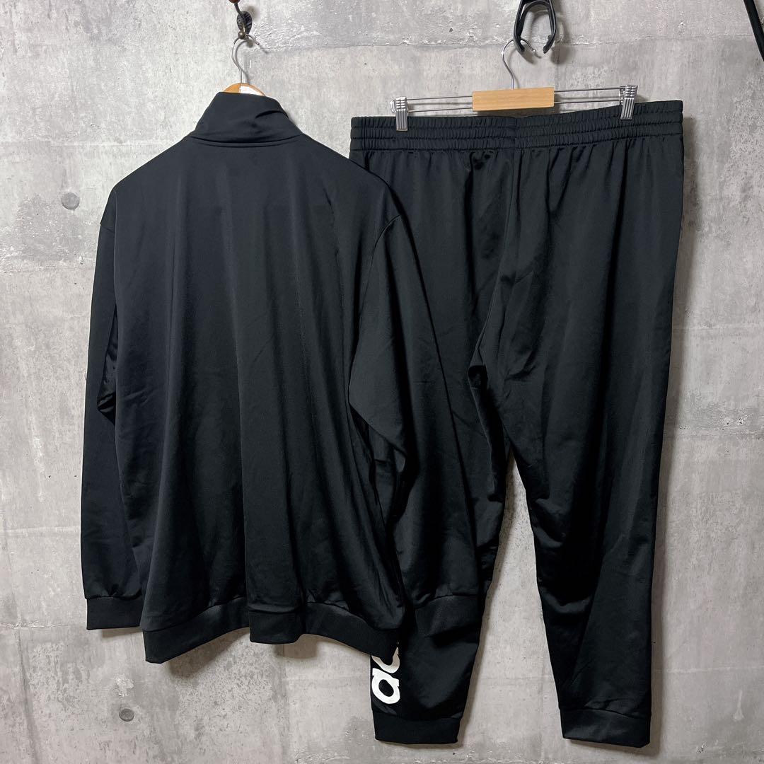adidasアディダス メンズビッグサイズ 裏起毛ジャージ上下セット 6XL