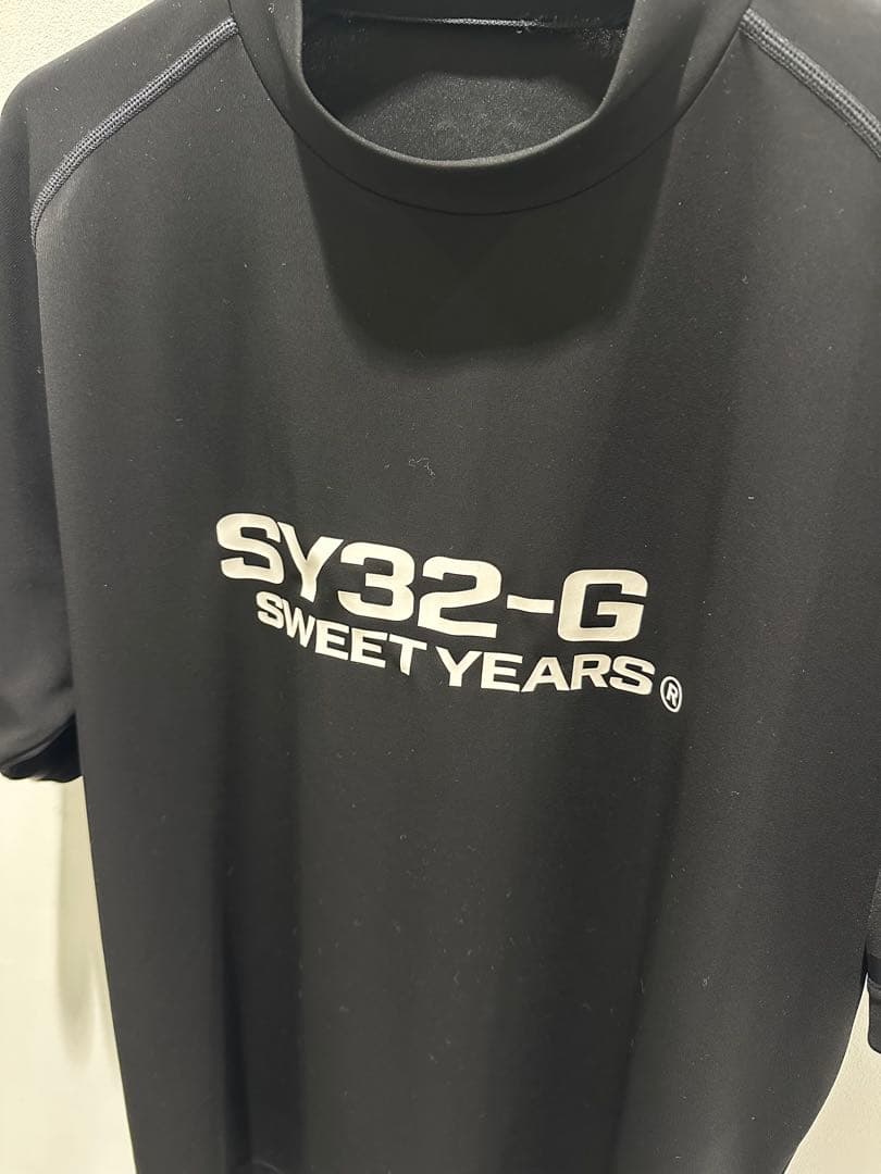 SYG 半袖モックネック サイズ XL ブラック SY32