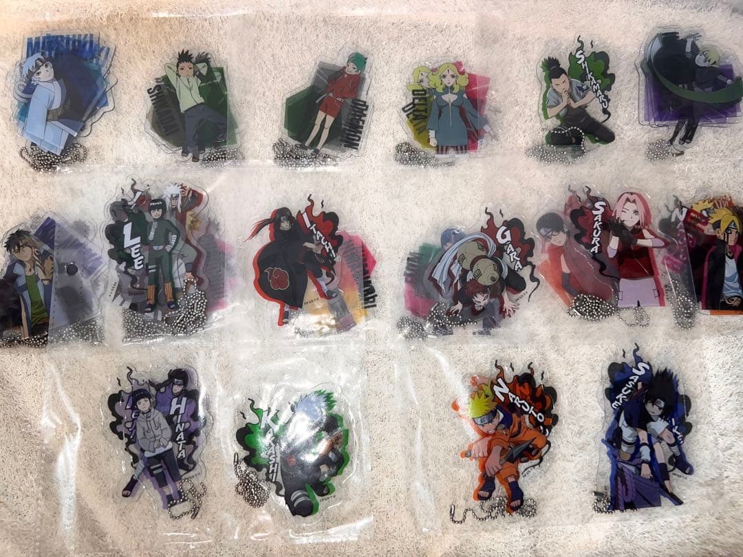 NARUTO疾風伝　ナルト キーホルダーセット