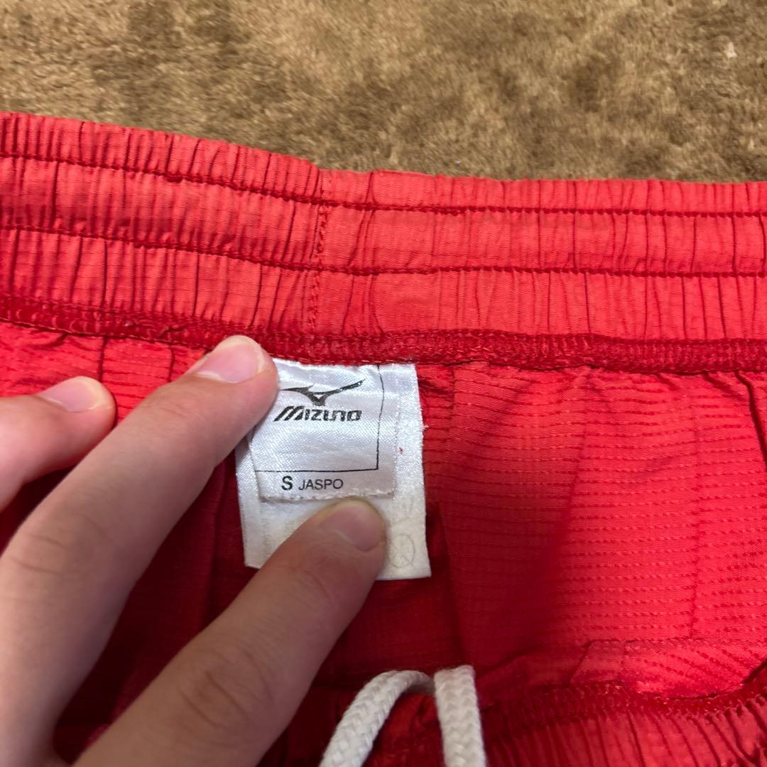 Mizuno ハーフパンツレッドSシャカシャカ