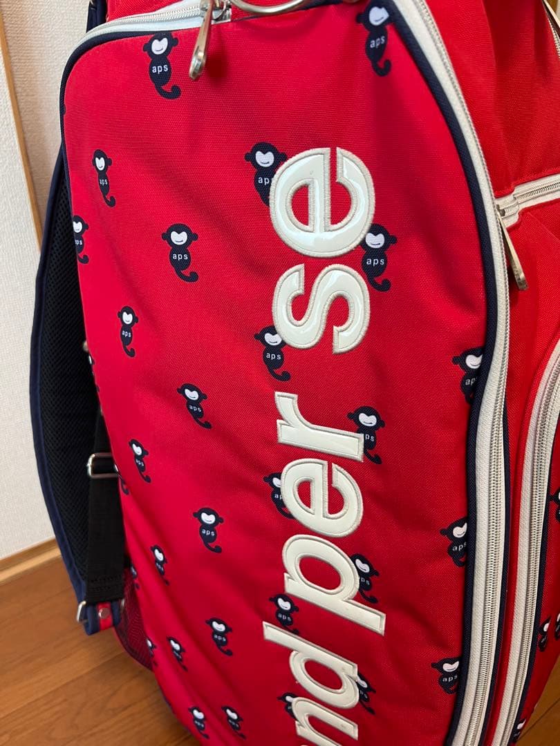 and per se ゴルフキャディバッグ レッド