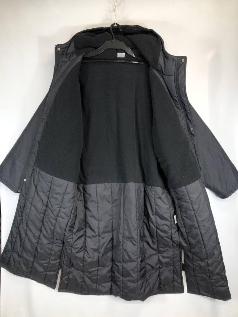 ATHLETA アスレタ 中綿入り ベンチコート ブラック フリーサイズ