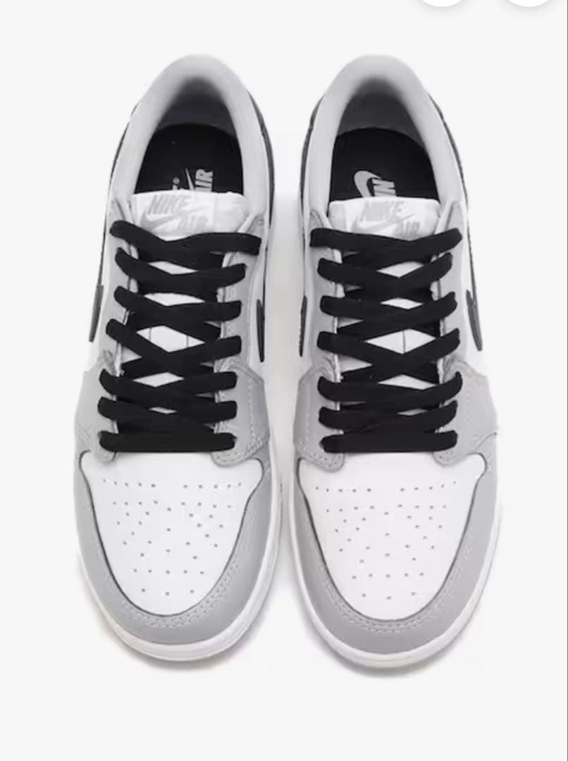 AIR JORDAN 1 RETRO LOW OG WHITE/GREY 27㎝