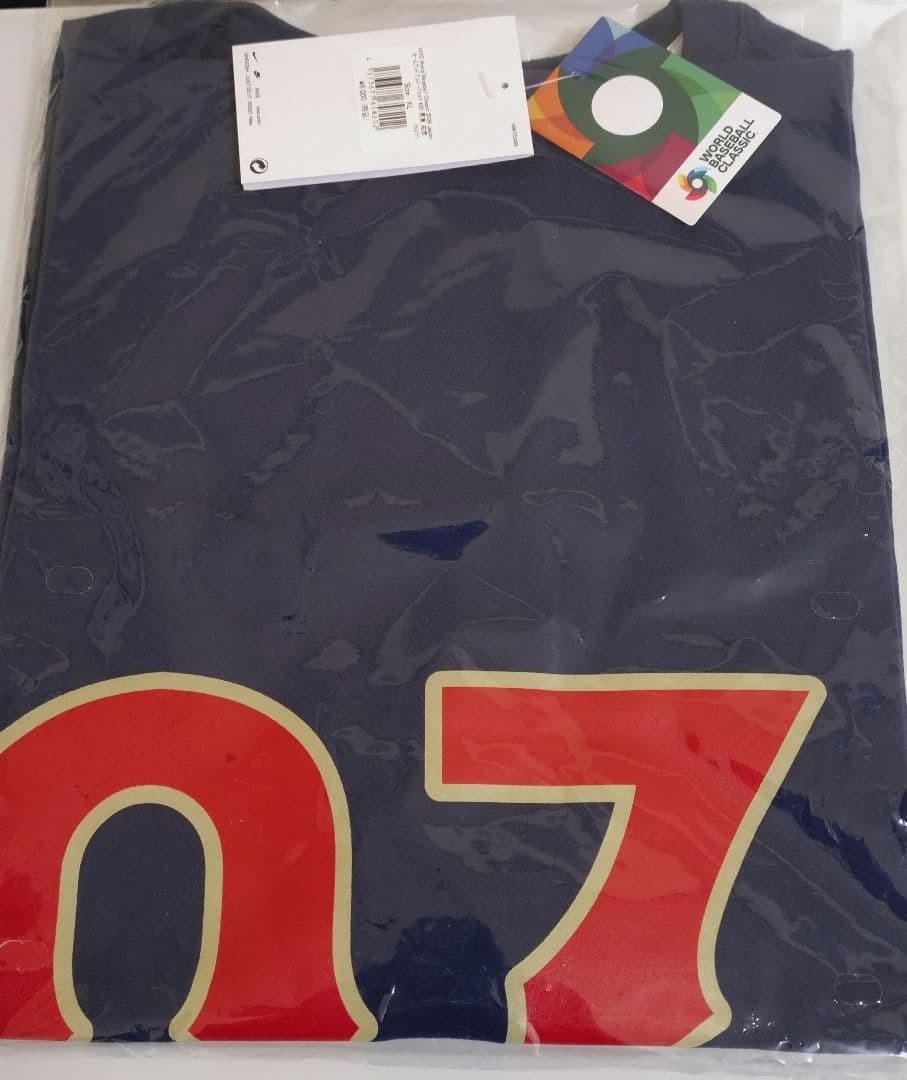 周東佑京　wbc2026 侍ジャパン　ネームアンドナンバー背番号Ｔシャツ　ＸＬ