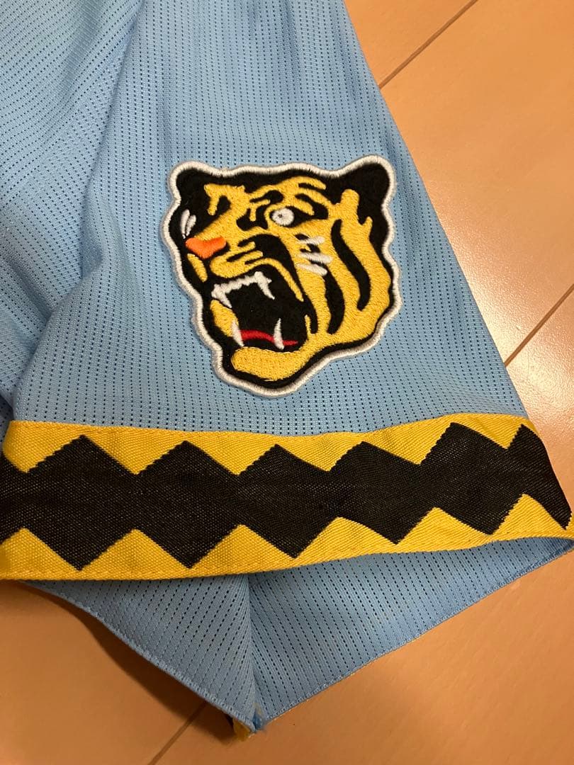 原口文仁　阪神タイガース　輝流ライン　ユニフォーム　復刻　当時　ブルー　輝流　S