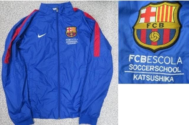 FCバルセロナアカデミー葛飾校ナイキNIKEナイロンジャケット