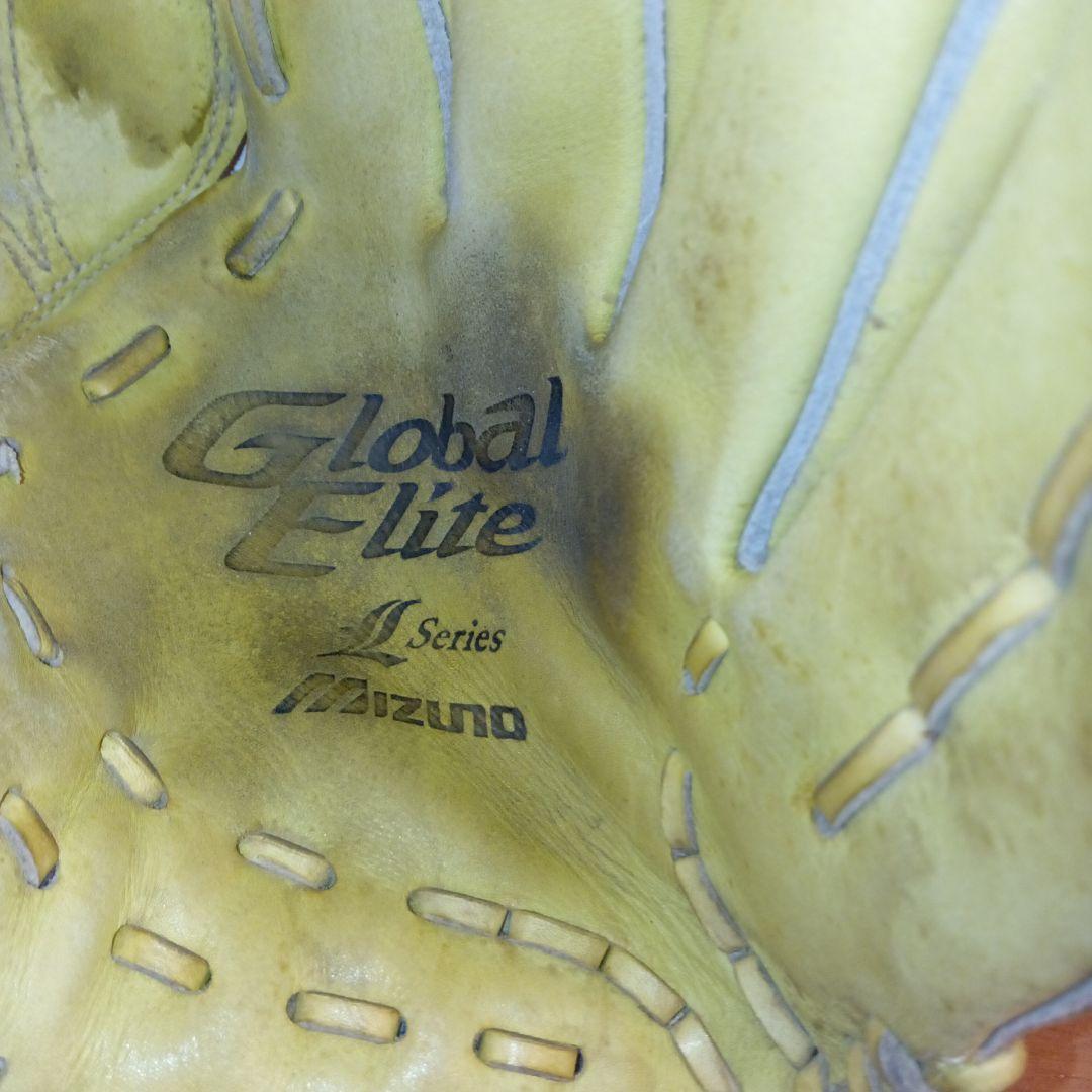 Global Elite Aシリーズ イエローカーキグローブ指カバー付投手用