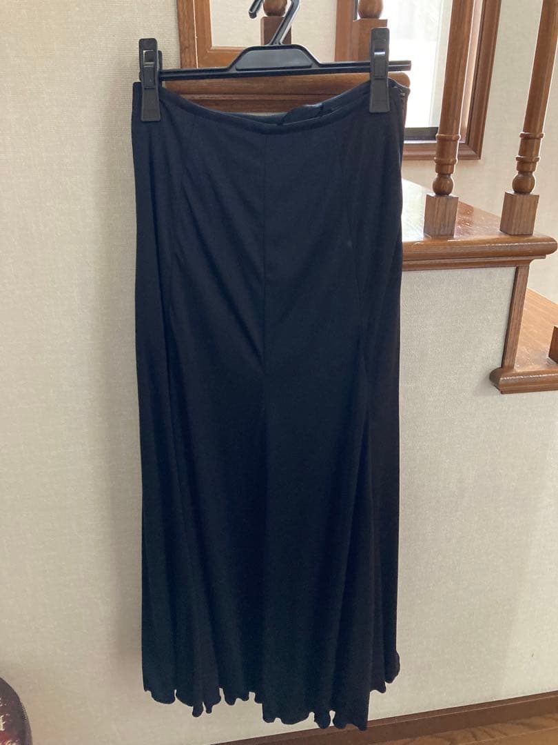 【新品】黒・ロングスカート　シンプル　⭐︎ダンス　コーラス