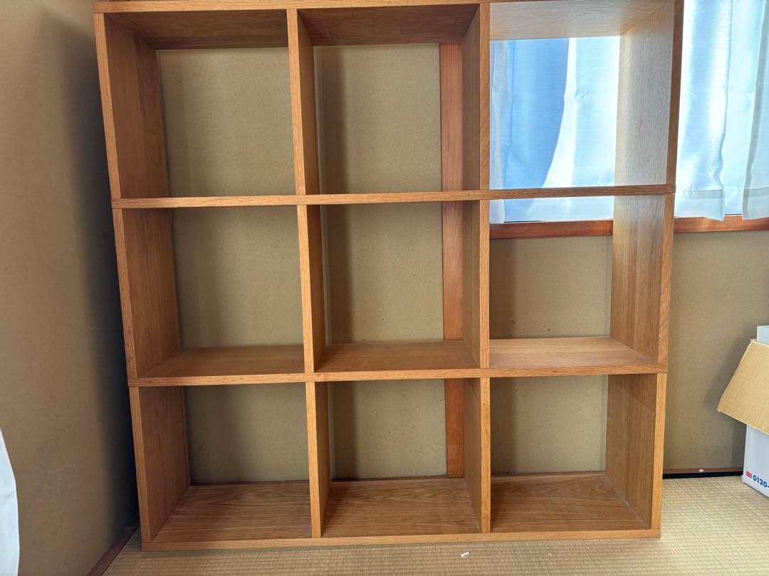 無印良品　スタッキングシェルフセット・３段×３列・オーク材