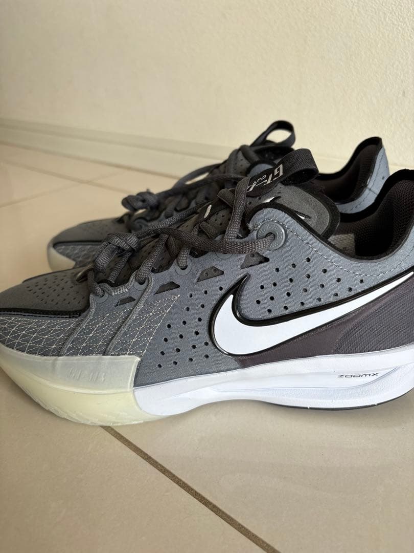 シューズ(男性用) NIKE AIR ZOOM G.T. CUT3 GLAY 25.5