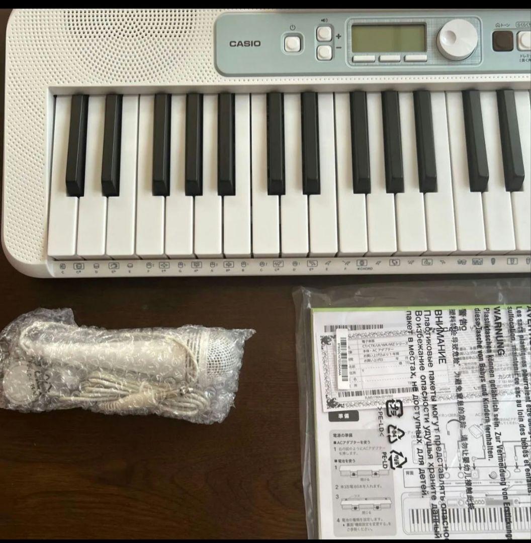 最終値下◆お値引不可◆美品◆CASIO電子ピアノ◆LK335◆マイク未使用