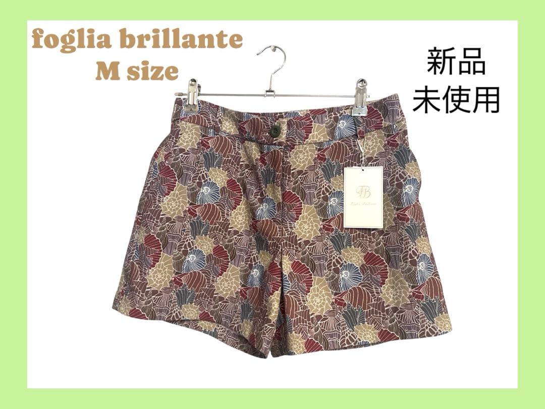 foglia brillante 新品未使用　ゴルフ　ショートパンツ M