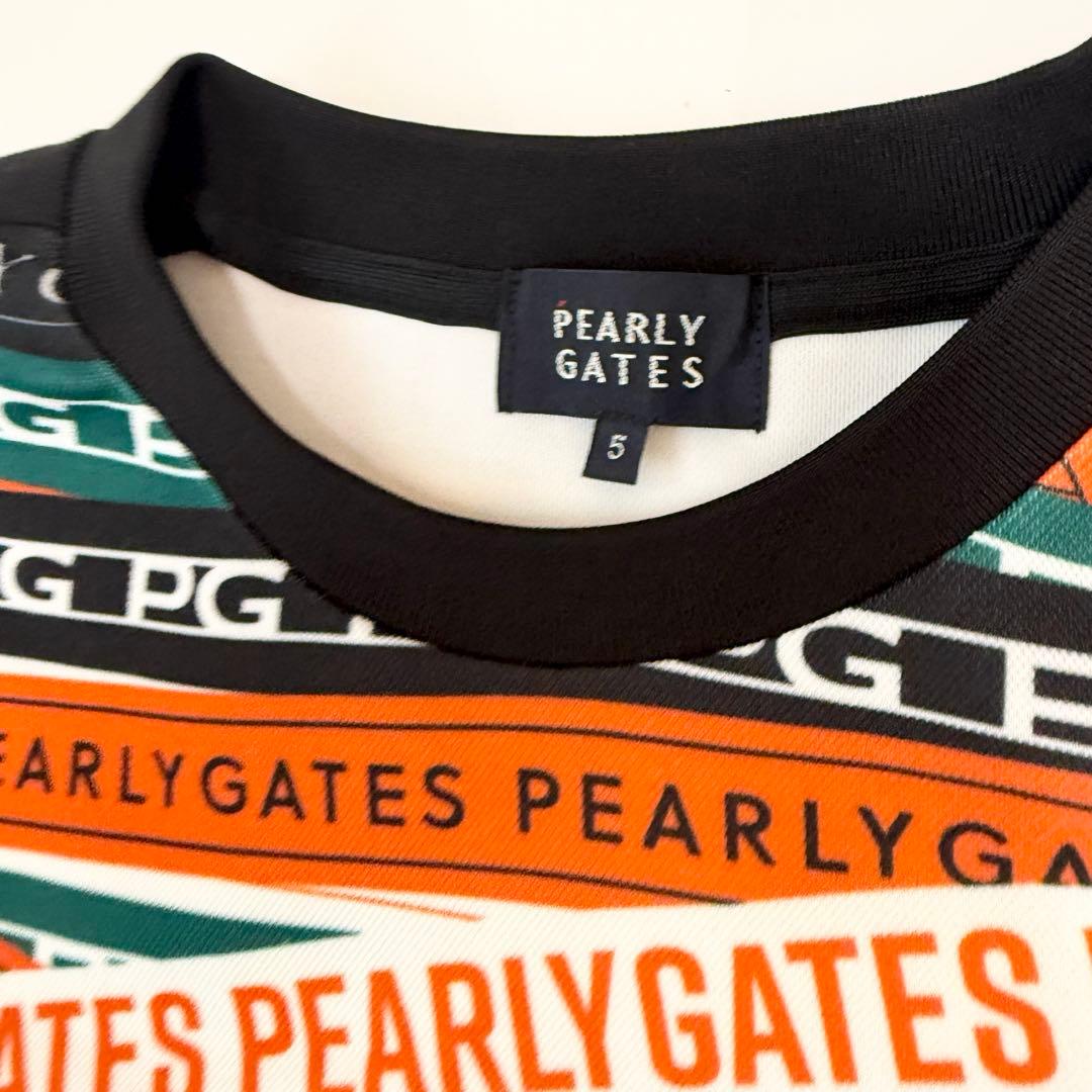 PEARLY GATES　鹿の子ダンボール ロゴ　スウェット　セットアップ　5