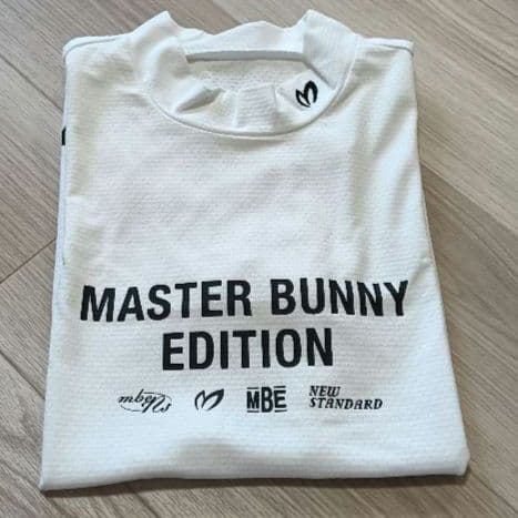 MASTER BUNNY EDITION リバーシブルメッシュモックネックシャツ