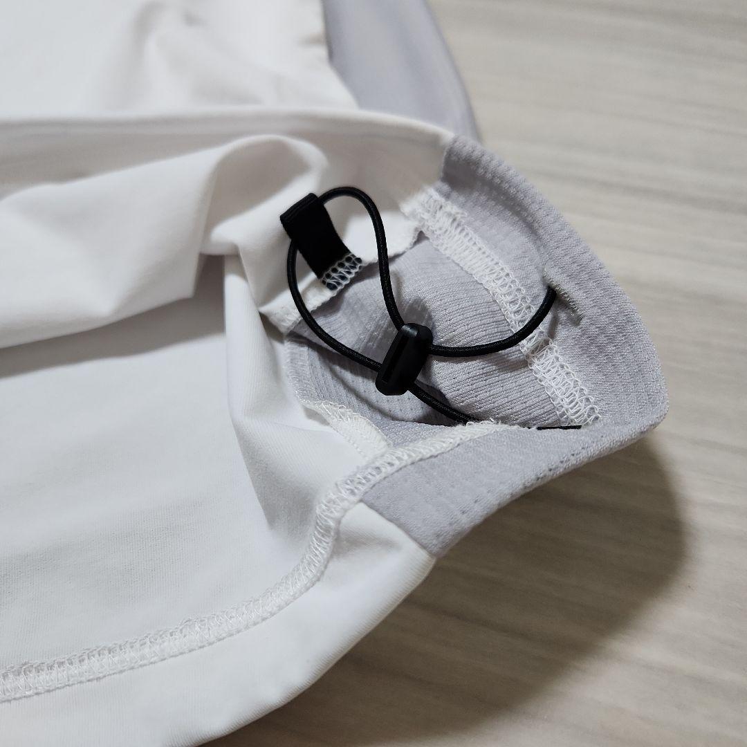 ☆RUFFLOG☆ゴルフTC S/S POLOドローコード L ホワイト×グレー