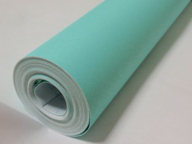 壁紙シール　 無地　ティファニーブルー 緑 　45cm×約10m　4本