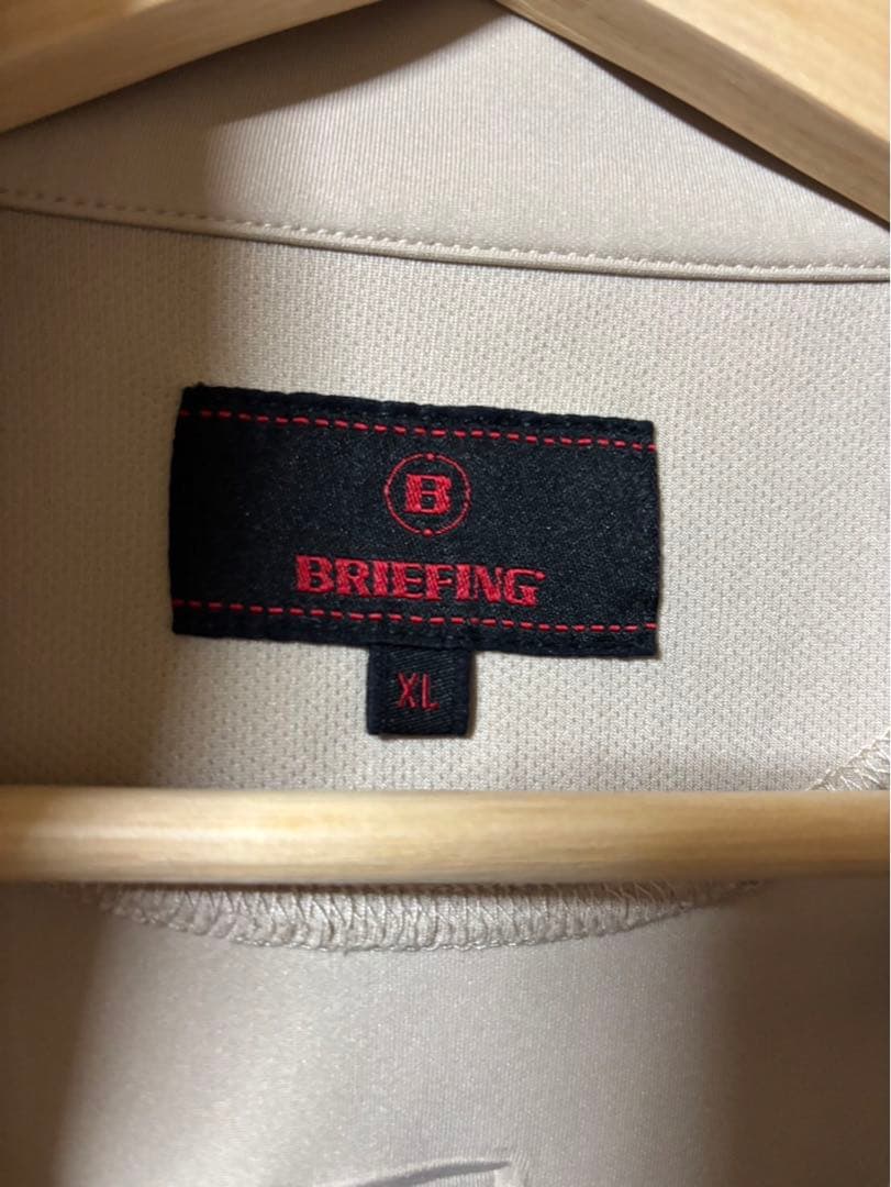BRIEFING ブリーフィング ジップジャケット サイズXL ベージュ