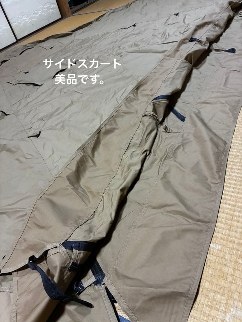 山稜二股ティピーテントtc180 美品!!煙突ポート有り　薪ストーブ
