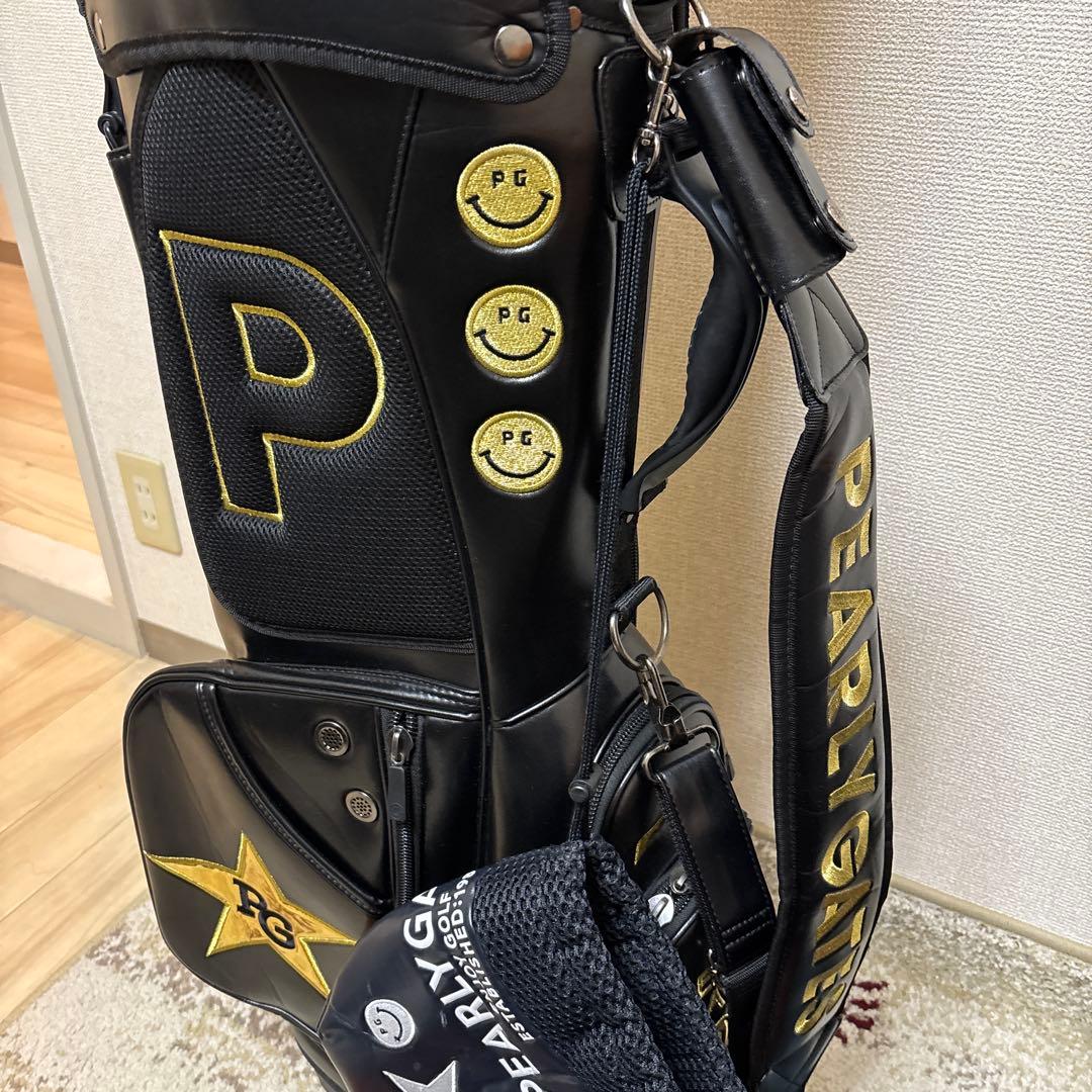 PEARLY GATES 原英莉花プロコラボ　キャディバッグ　ヘッドカバー付き