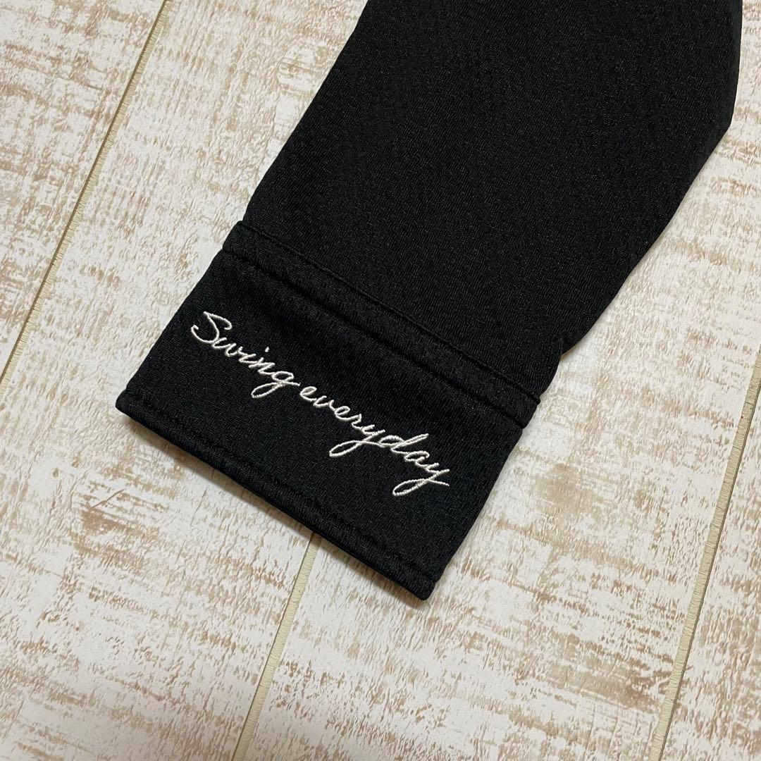 新品 ジャックバニー 長袖シャツ 刺繍ロゴ ブラック Mサイズ（4）