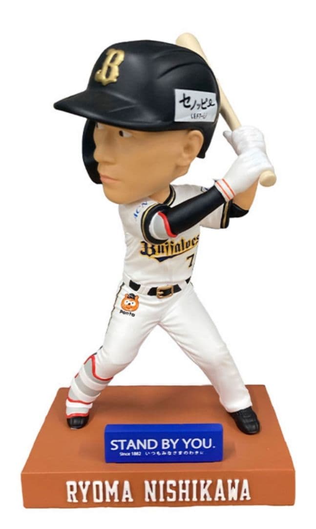 セ・パ交流戦・オリックス　西川龍馬　ボブルヘッドフィギュア （限定品）