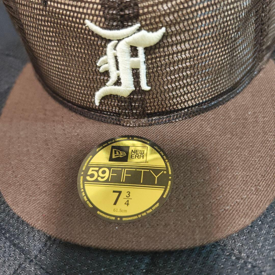 ニューエラ　フィアオブゴッド　メッシュキャップ　新品　59FIFTY 3/4