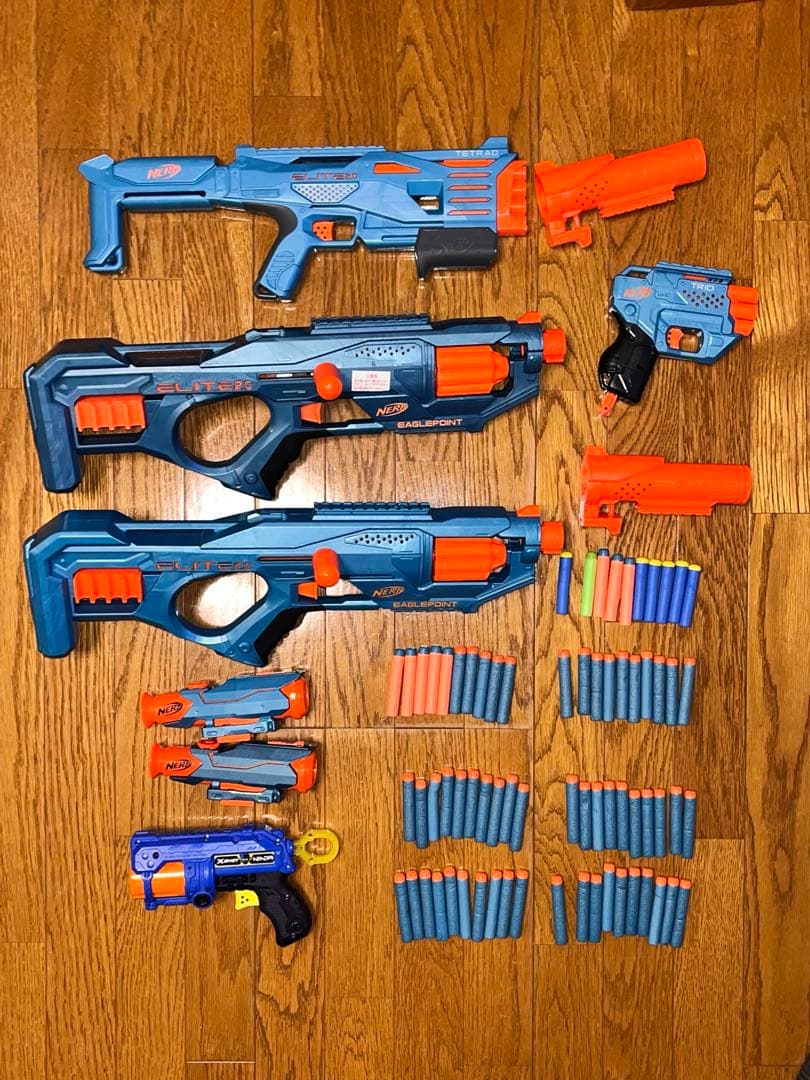 Nerf Elite トイガンセット （スポンジ弾70本）