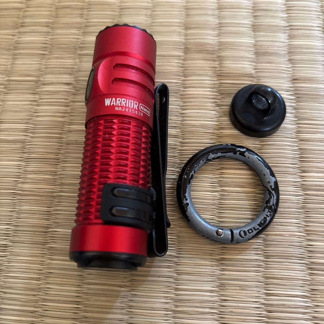 Olight WARRIOR Mini 2 レッド 懐中電灯