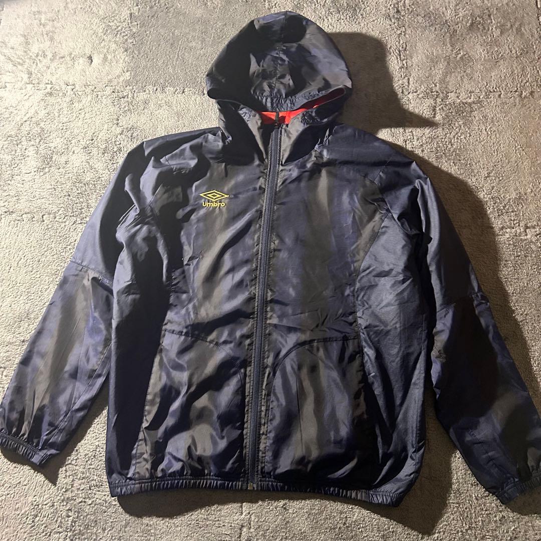 Umbro ネイビー ナイロンジャケット　セットアップ