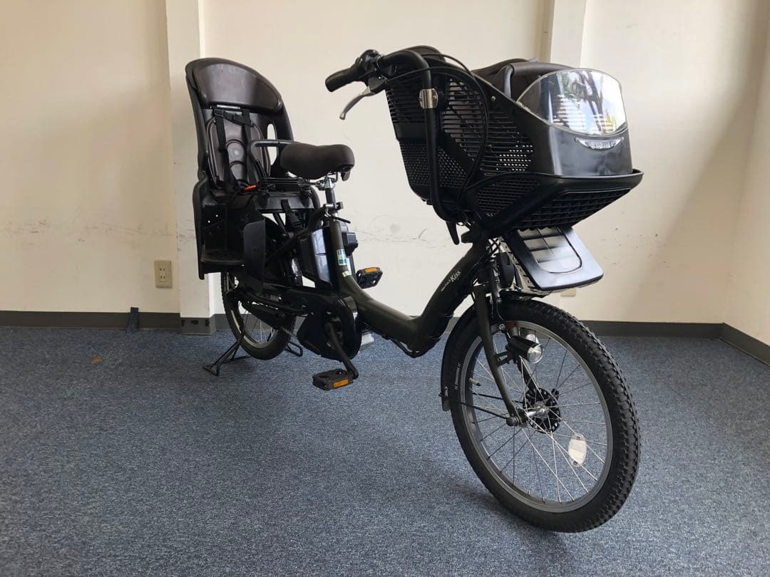 電動自転車　№6633 ヤマハ　PAS Kiss 20インチ　子供乗せ