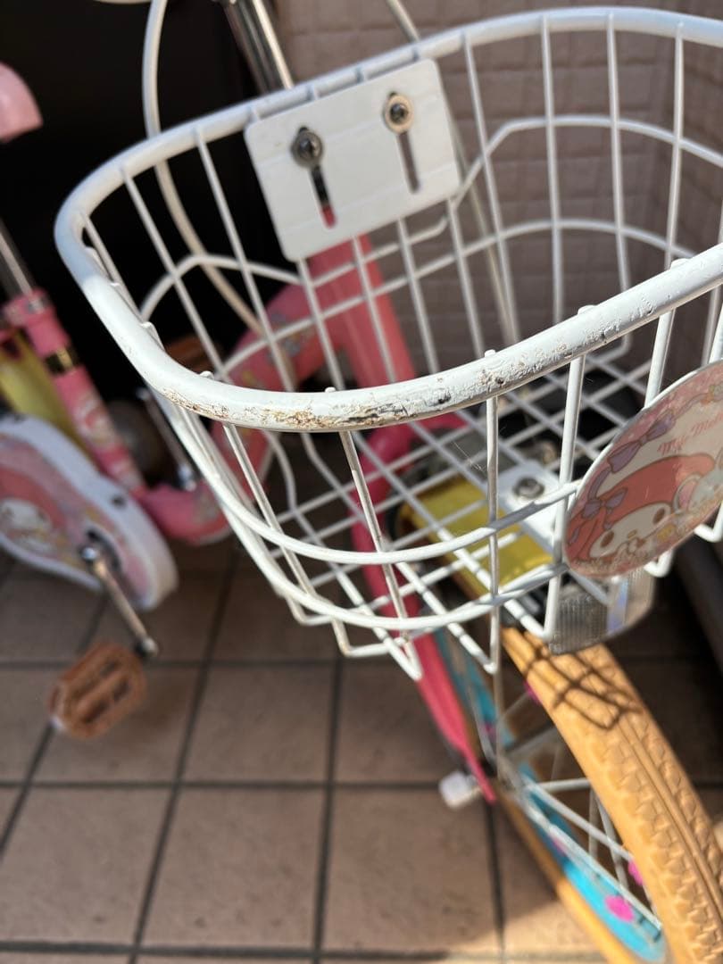 ⚠️お引渡し限定⚠️ マイメロディ 幼児用自転車 ピンク