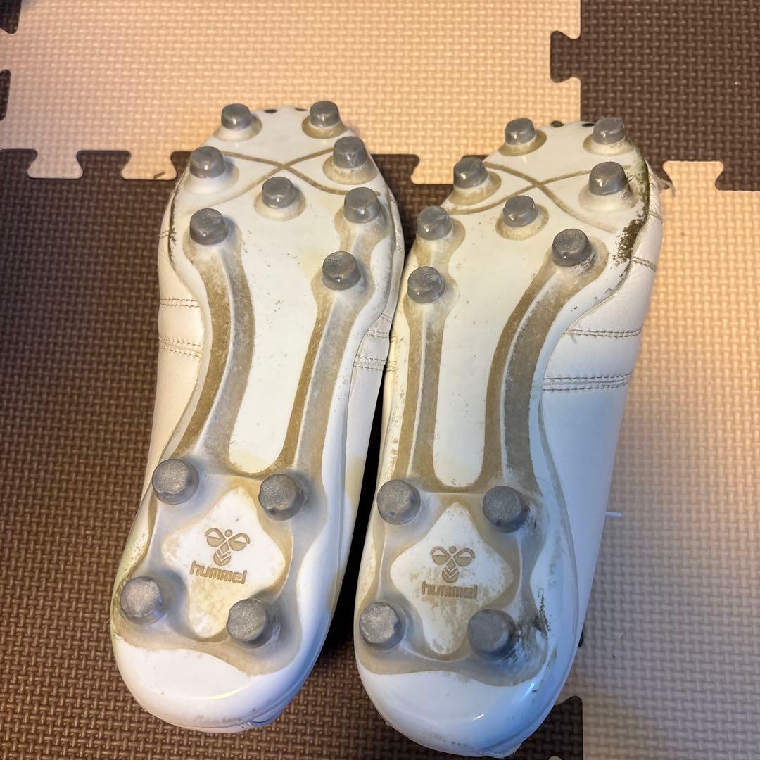 Hummel サッカーシューズ ホワイト スパイク27.0