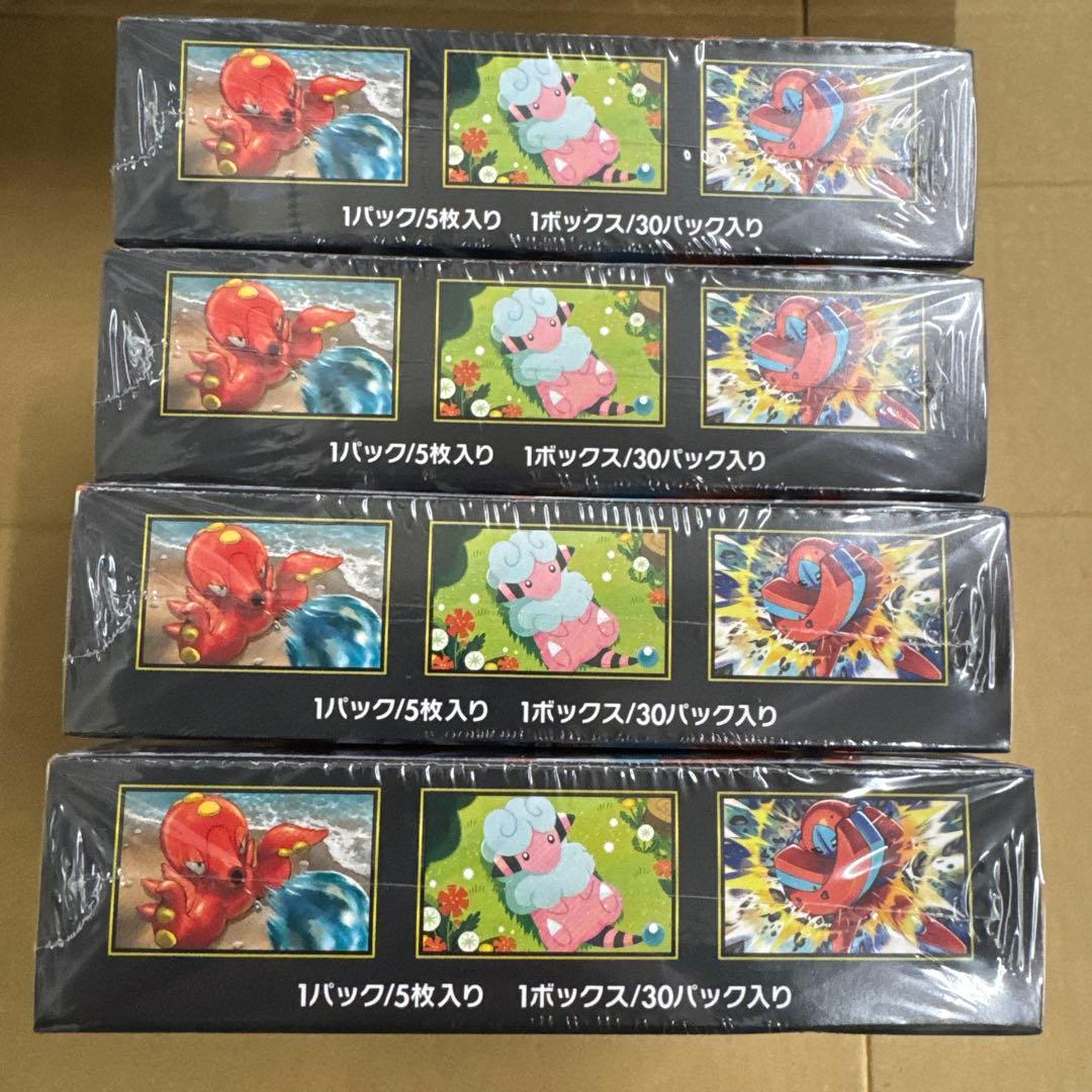 ポケモンカード　ニンジャスピナー　4box シュリンク付き