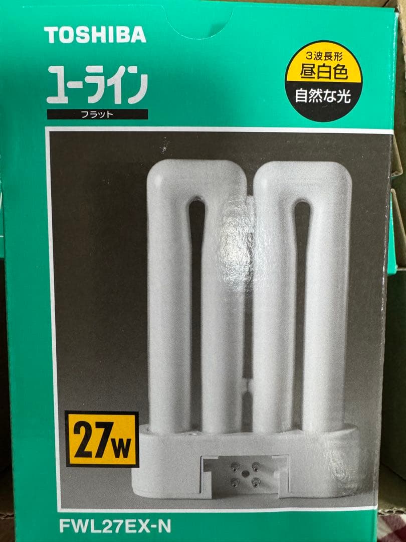 TOSHIBA FWL27EX-N 27W 蛍光灯 4個セット