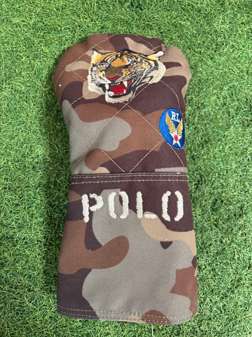 POLO ポロ ラルフローレン キャディバッグ ヘッドカバーセット 迷彩 寅
