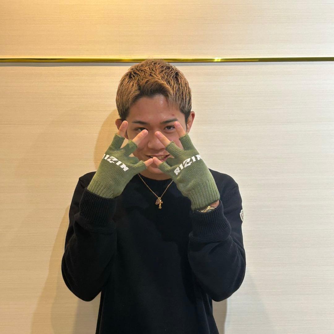 最*高様 先着1000個限定‼️RIZIN オープンフィンガー手袋