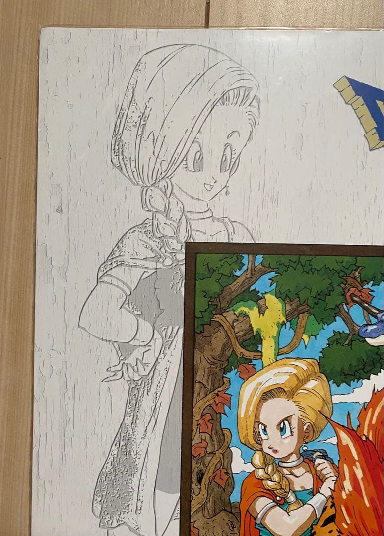 【激レア】ドラクエ5 ファミコン　鳥山明　ポスター　DRAGON QUEST